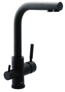 Смеситель для кухни Swedbe Selene Plus 8149 с каналом для подключения фильтра чёрный